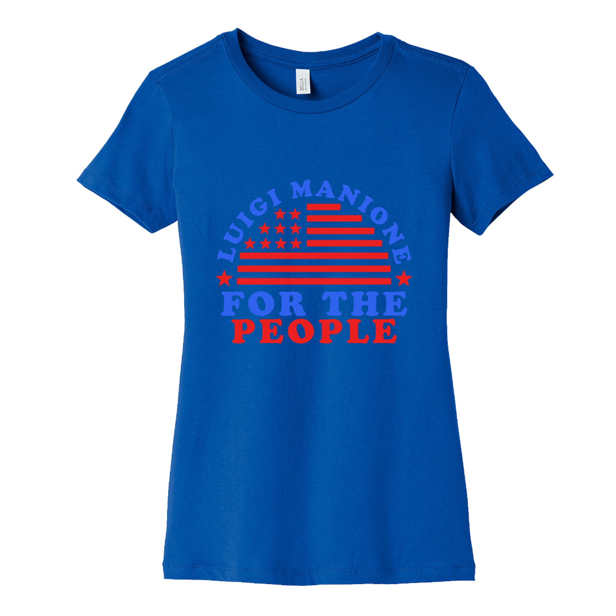 Luigi Mangione For The People Womens Cotton Tee